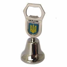 Дзвіночок з відкривалкою 10,5 см (Герб України) UDB 8 металевий