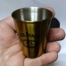Стопки 60 мл металлические походные Jack Daniels золотистые набор 4шт