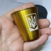 Стопки 60 мл металлические походные Украина Тризуб золотистые набор 4шт