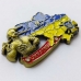Магнит на холодильник 80х50мм Карта Украины Козак с саблей металлический Магнит на холодильник 80х50мм Карта Украины Козак с саблей металлический