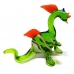 Стеклянная Фигурка 10 см Дракон Трикси зелено-красный