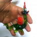 Стеклянная Фигурка 11 см Дракон Бонито зелено-красный