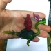 Стеклянная Фигурка 11 см Дракон Мечтатель зелено-красный