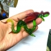 Фигурка 14,5 см Дракон китайский зелено-красный (стекло)