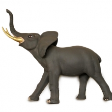 Статуетка 40 см Слон сірий великий (кераміка)