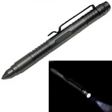 Тактическая Ручка с фонарем "A ray of light" TP2A-GR