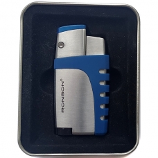 Запальничка подарункова RONSON RL-13006 блакитна (газова)