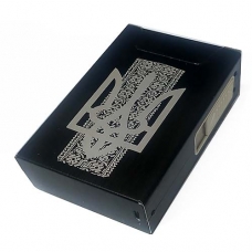 Портсигар із запальничкою USB для звичайних сигарет Україна Тризуб