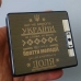 Портсигар с зажигалкой USB на 20 сигарет с подачей Гимн Украины A33649U1 серый 