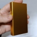 Портсигар для Slim цигарок 100 мм металевий слайдер золотистий