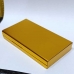 Портсигар для Slim цигарок 100 мм металевий слайдер золотистий