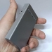 Портсигар для Slim цигарок 100 мм металевий з магнітною кришкою сріблястий
