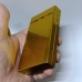 Портсигар для Slim цигарок 100 мм металевий з магнітною кришкою золотистий