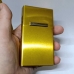 Портсигар для Slim цигарок 100 мм металевий з магнітною кришкою золотистий