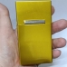 Портсигар для Slim цигарок 100 мм металевий з магнітною кришкою золотистий