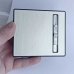 Портсигар с зажигалкой газовая + USB для обычных 20 сигарет 33657