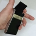 Портсигар на 20 тонких сигарет Slim Premium шкіра чорний