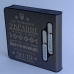 Портсигар с электро-импульсной зажигалкой USB на 15 сигарет с подачей A33401 Гимн Украины серый