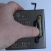 Портсигар с электро-импульсной зажигалкой USB на 15 сигарет с подачей A33401 Гимн Украины серый