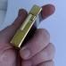 Зажигалка двухрежимная кремниевая газовая A33785S черно-золотая