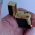 Зажигалка двухрежимная кремниевая газовая A33785S черно-золотая