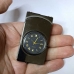 Зажигалка 3 в 1 газовая обычная и турбо + часы темно-серая A33757B