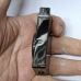 Зажигалка 3 в 1 газовая обычная и турбо + часы темно-серая A33757B