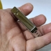 Зажигалка подарочная кремниевая газовая A33787 серебристо-бордовая
