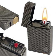 Зажигалка бензиновая с USB импульсным поджигом голосом A33811B