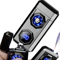 Зажигалка USB индукционная с фонариком