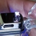 Зажигалка водонепроницаемая 2 в 1 USB индукционная + фонарик Пиковый Туз