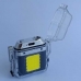 Зажигалка водонепроницаемая 2 в 1 USB спиральная + фонарик Череп