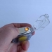 Зажигалка водонепроницаемая 2 в 1 USB спиральная + фонарик Череп