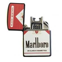 Зажигалка подарочная USB индукционная Marlboro 7035 красно-белая